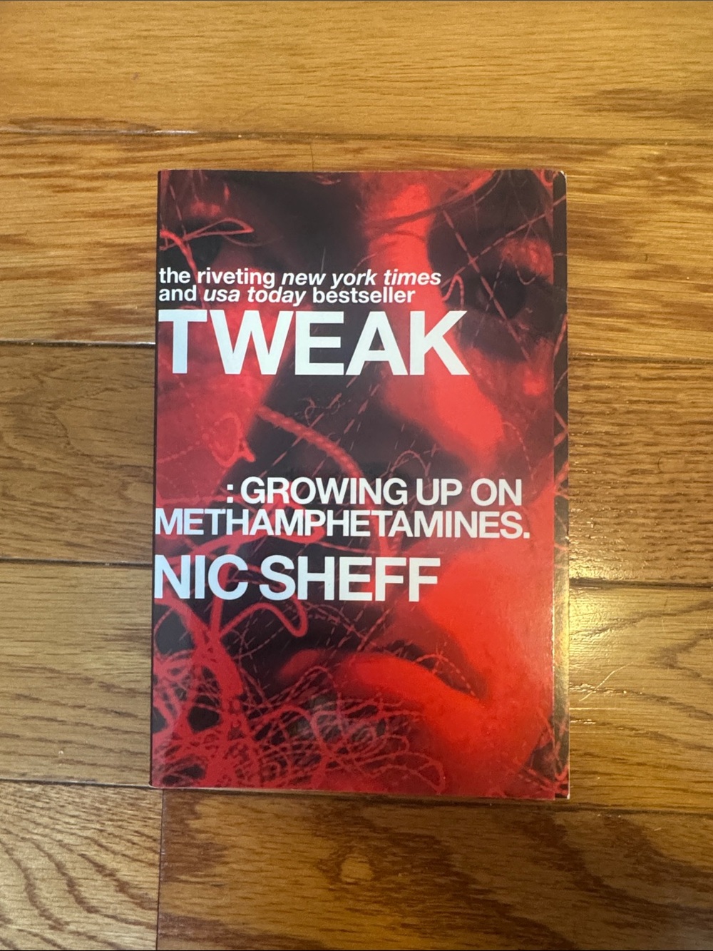 TWEAK by Nic Sheff - Red & Black Paperback Book